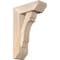 Ekena Millwork Olympic Slat Smooth Bracket w/ Offset Brace, Douglas Fir, 5 1/2"W x 14"D x 22"H BKT0604X14X22OLY06SDF - alternate 1